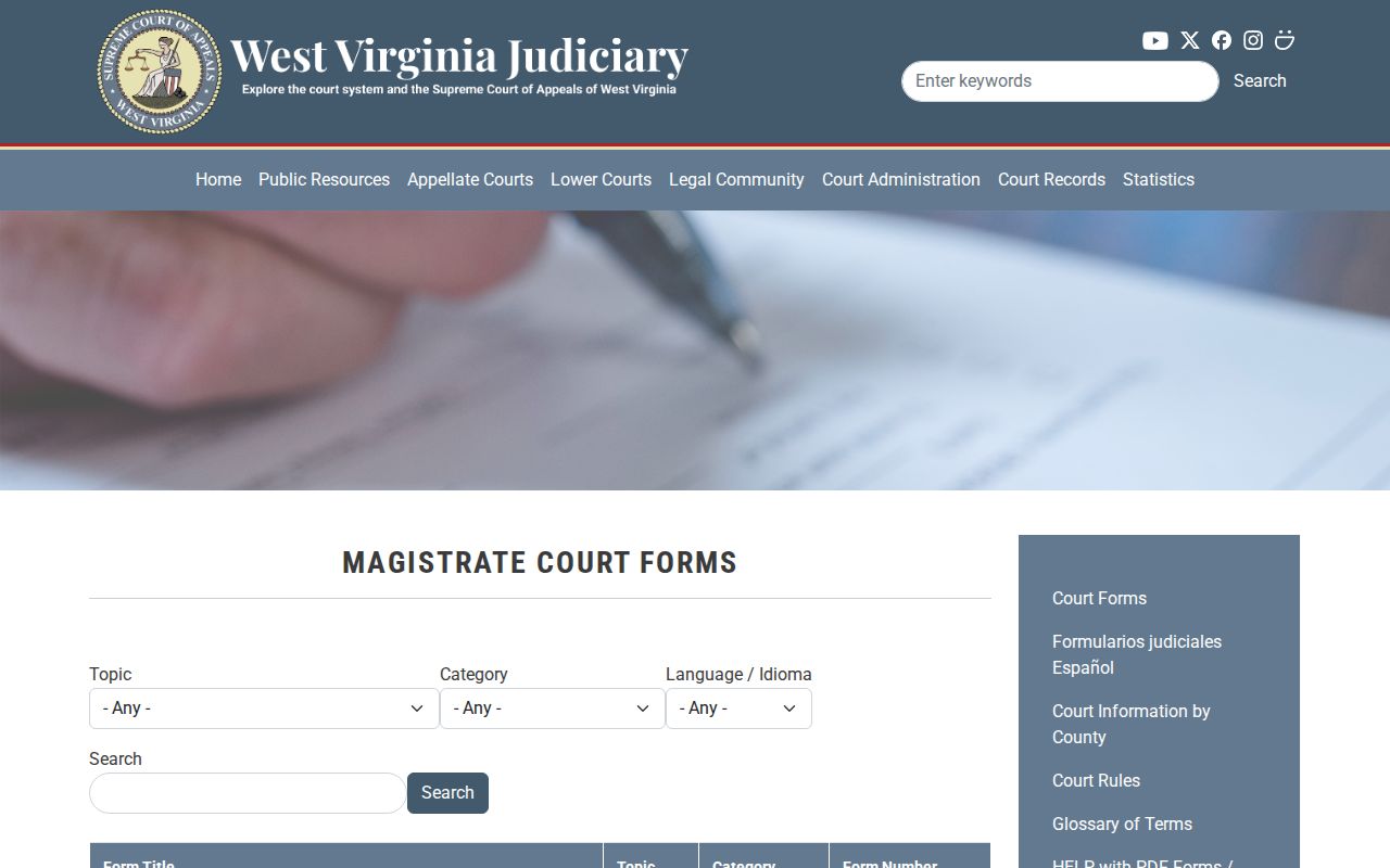 Pleasants County traffic court records dismissal and deferral forms